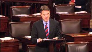 Senator Evan Bayh delivers farewell speech