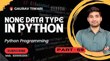 None Data Type in Python