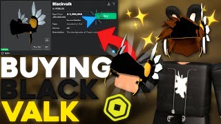 Buying BLACK VALK on ROBLOX | Roblox Trading