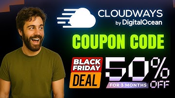 Cloudways Coupon Code 2025 - Promo Code - Black Friday Best WordPress Hosting Deal (50% OFF)