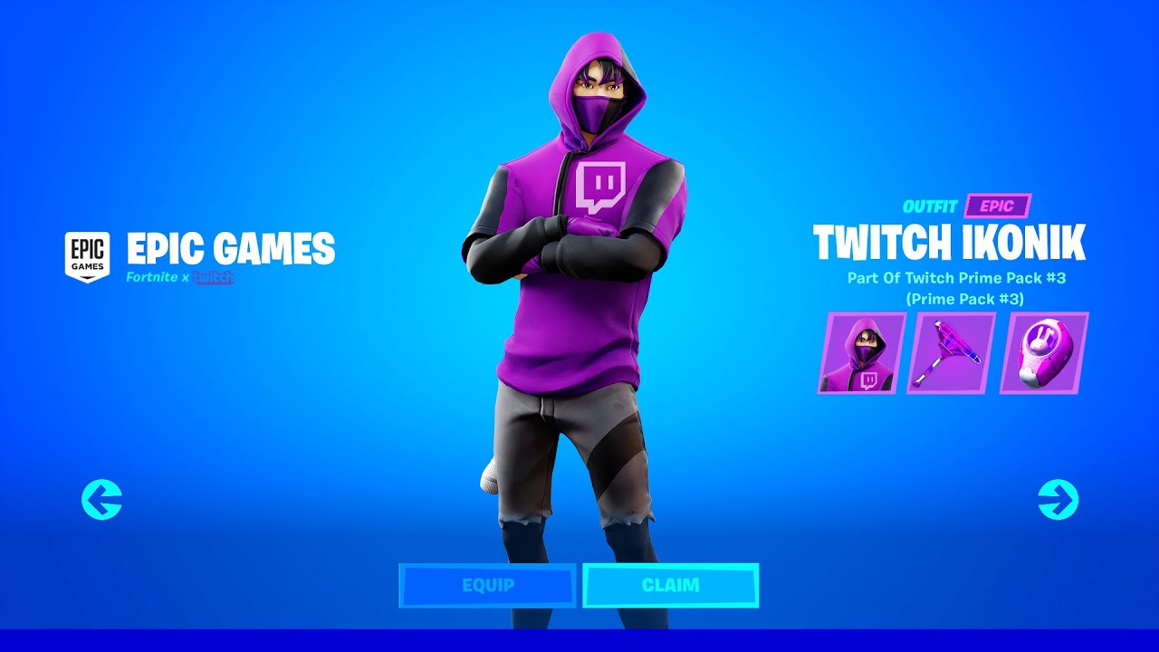 Free Twitch Prime Loot Packs available for Fortnite