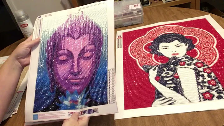 Review Budget Friendly Diamond Paintings - the good, the bad, and the garbage can bound