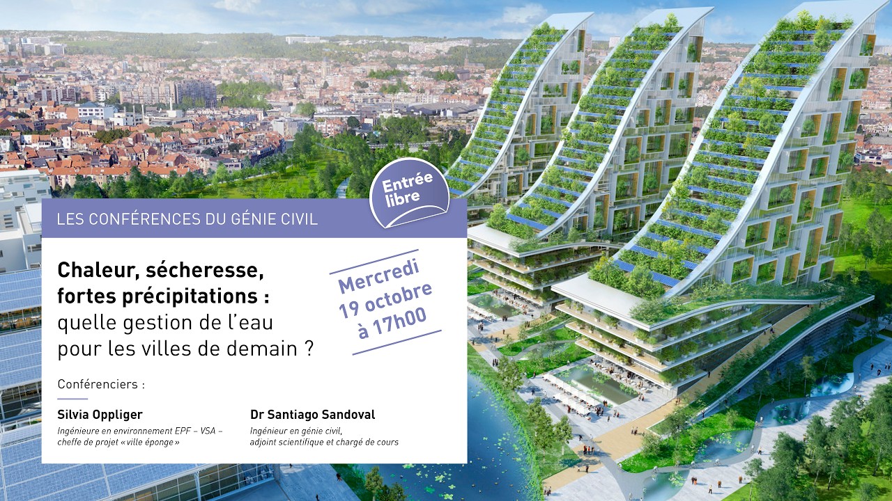 Conférence du génie civil - Quelle gestion de l'eau pour les villes de demain ?