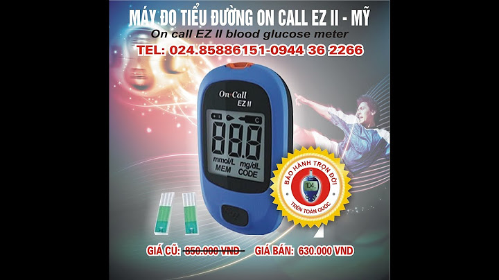 Máy đo tiểu đường one call pluss giá bao nhiêu năm 2024