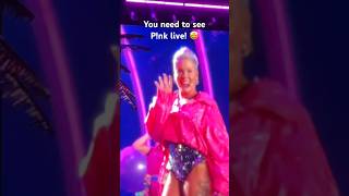 If you can’t see #Pink live for real, watch her #concert on my channel 📲🎤🎶 #pinkconcert