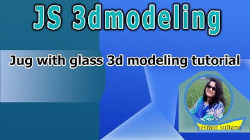 Jug with glass modeling tutorial