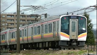 E129系B17+A32編成　信越本線下り普通443M　長岡→新潟