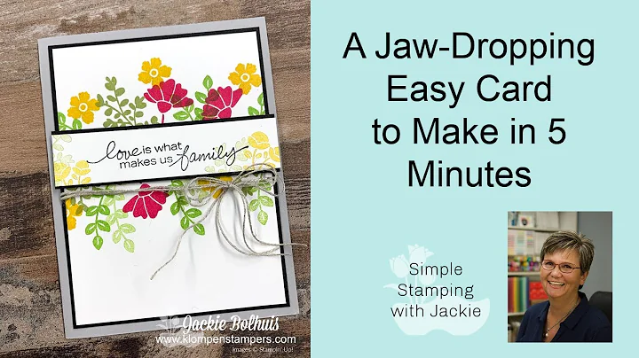 A Jaw-Dropping Easy Card to Stamp and Complete in ...