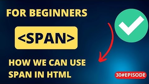 What is span tag?|span tag kaya hy html me ?|html 5 in hindi - urdu|episode 30|