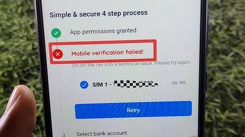 How to fix Mobile verification failed! problem solve in Goibibo