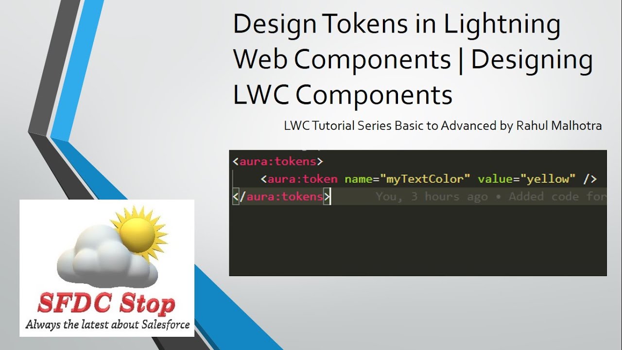 Design Tokens in Lightning Web Components | Designing LWC Components | Basic to Advanced