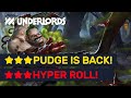 ★★★ Pudge EPIC Comeback! High Risk Hyper Roll Builds!  | Dota Underlords