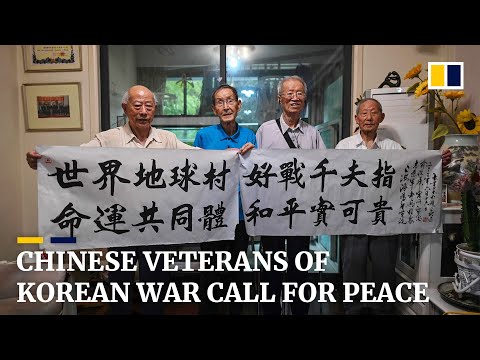 Chinese veterans of Korean War call for peace as tensions with US mount