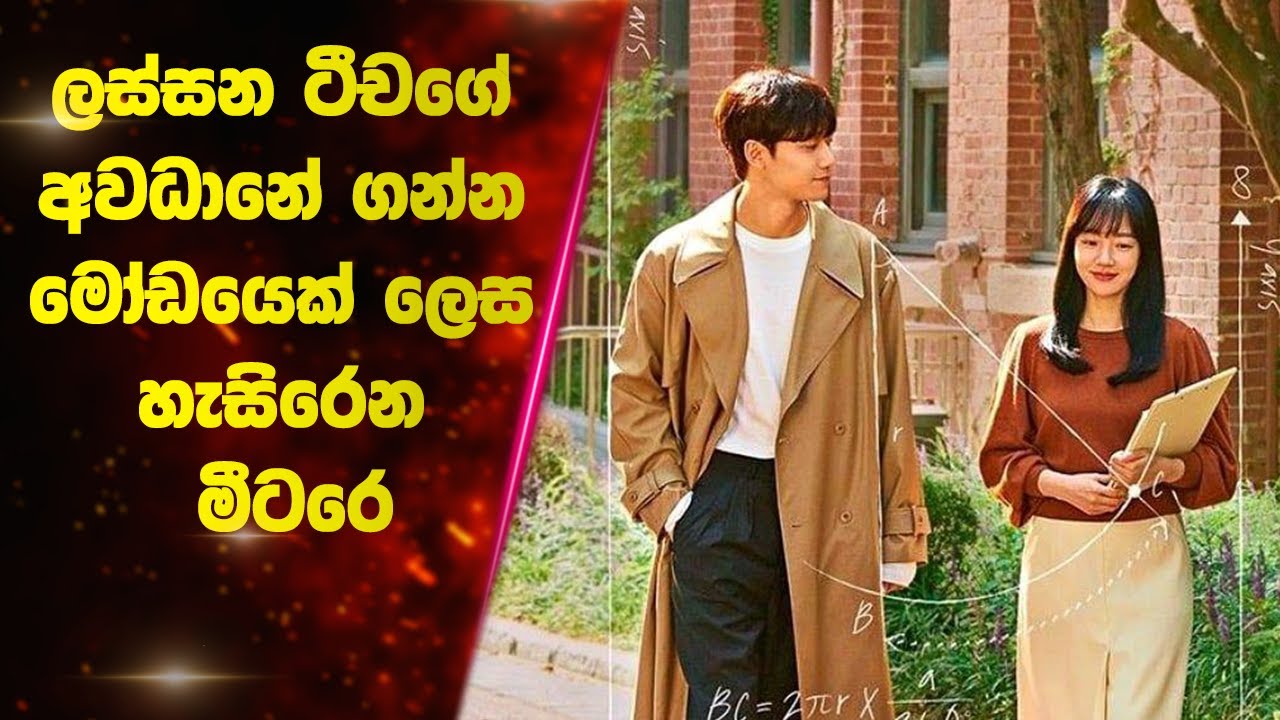 ලස්සන ටීචගේ අවධානේ ගන්න මෝඩයෙක් ලෙස හැසිරෙනෙ මීටරේ | Ending Explained Sinhala | Lokki Recaps
