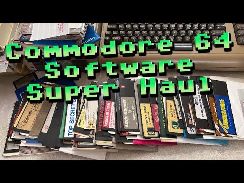 Commodore 64 Software Super Haul - YouTube