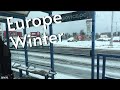 Winter in Europe - I went to study abroad in the land of ice