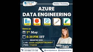Azure Data Engineering - New Batch | Kalyan IT Hub
