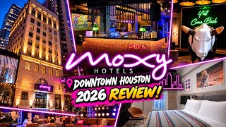 Full Moxy Houston Downtown Review 2026 | What It’s REALLY Like! Update