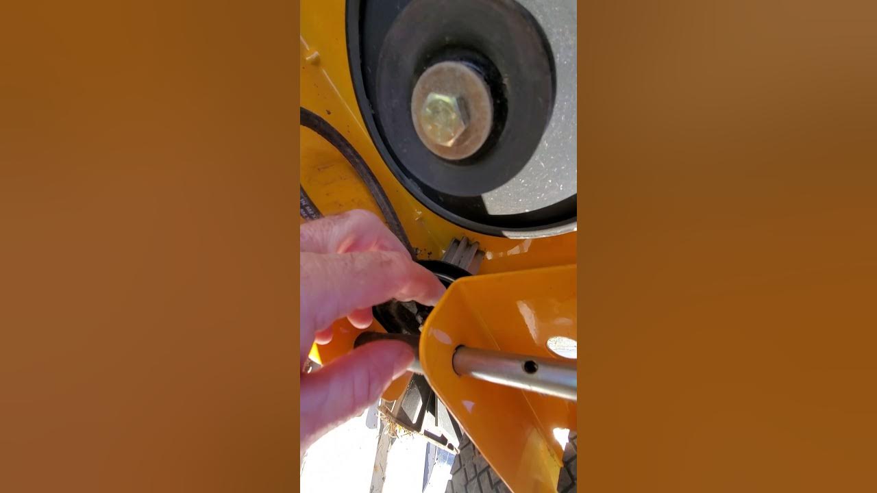 Cub Cadet LE 100 edger belt YouTube