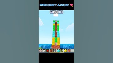 MINECRAFT ARROW 💘#minecraft #gaming #shorts #viralshorts