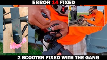 SOLVING ERROR 14 OF XIAOMI M365 PRO 2 AND REPLACE DISC BRAKE