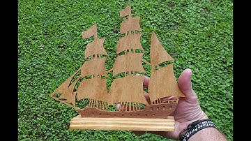 Pirate Ship Scroll Saw Project
