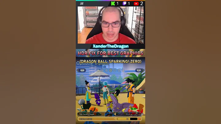 HDR FIX for BEST SETTINGS 🔥 Dragon Ball Sparking! Zero #shorts