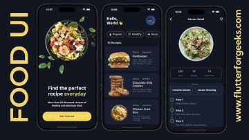 Flutter Animation Tutorial: Delicious Food UI Design for Your App