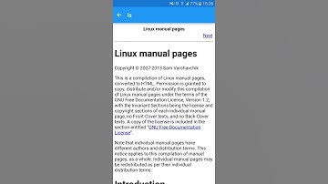 Linux Man Pages V2 for Android