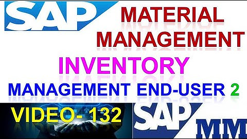 How to Configure Inventory Material Management end user | Material Management Sap | DK TECHNOLOGIES