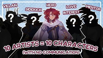 10 Artists Create a Cast of Characters Without Communicating!