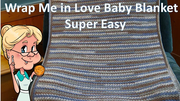 SUPER EASY !!  Wrap Me in Love Baby Afghan - Blank...