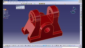 CATIA V5 Exercise | CATIA school | CATIA V5 Basic | 2D into 3D Modeling Basic