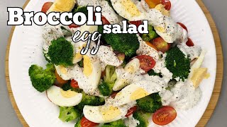 Delicious broccoli egg salad | Salad for breakfast, why not?
