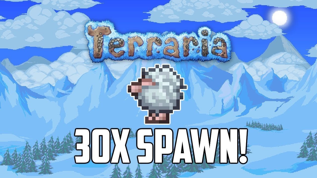 Terraria 30x SPAWN RATE for 3 MINUTES CHALLENGE! Snow Biome PC Mods