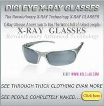 x ray sunglasses see through clothes