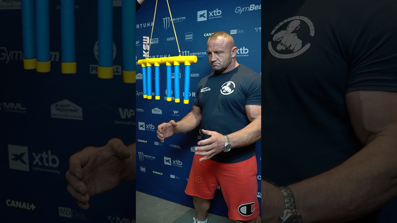 Mariusz Pudzianowski tests his reflexes 👀 