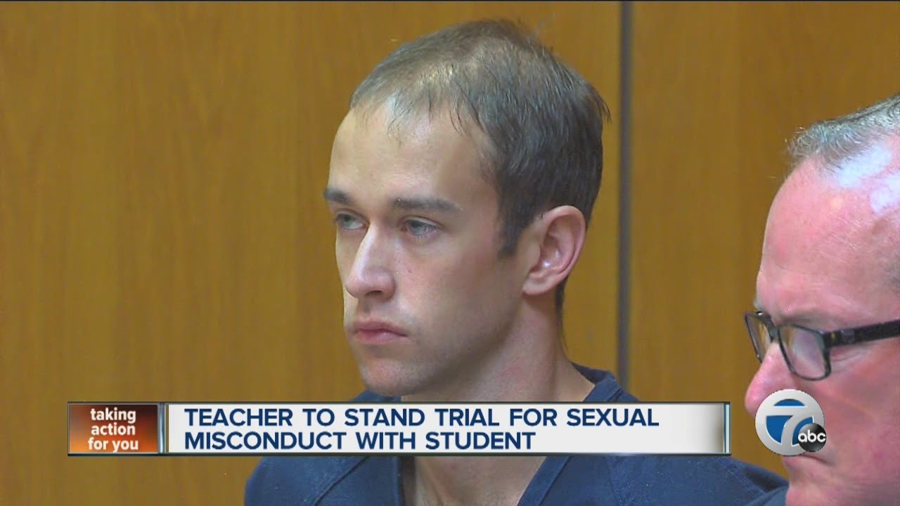 Teacher to stand trial for sexual misconduct with student - YouTube