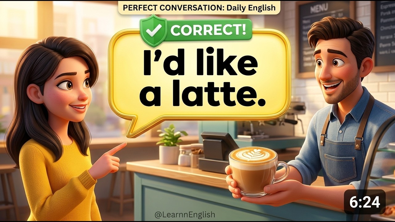 Speak English Fast! ☕ The Secret Coffee Shop Conversation Method