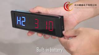 Mini Programmable LED Interval Timer Fitness for GYM Training Gym timer