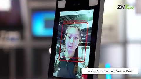 ZKTeco Speedface V5 TD Biometrics Solution with Fever Detection