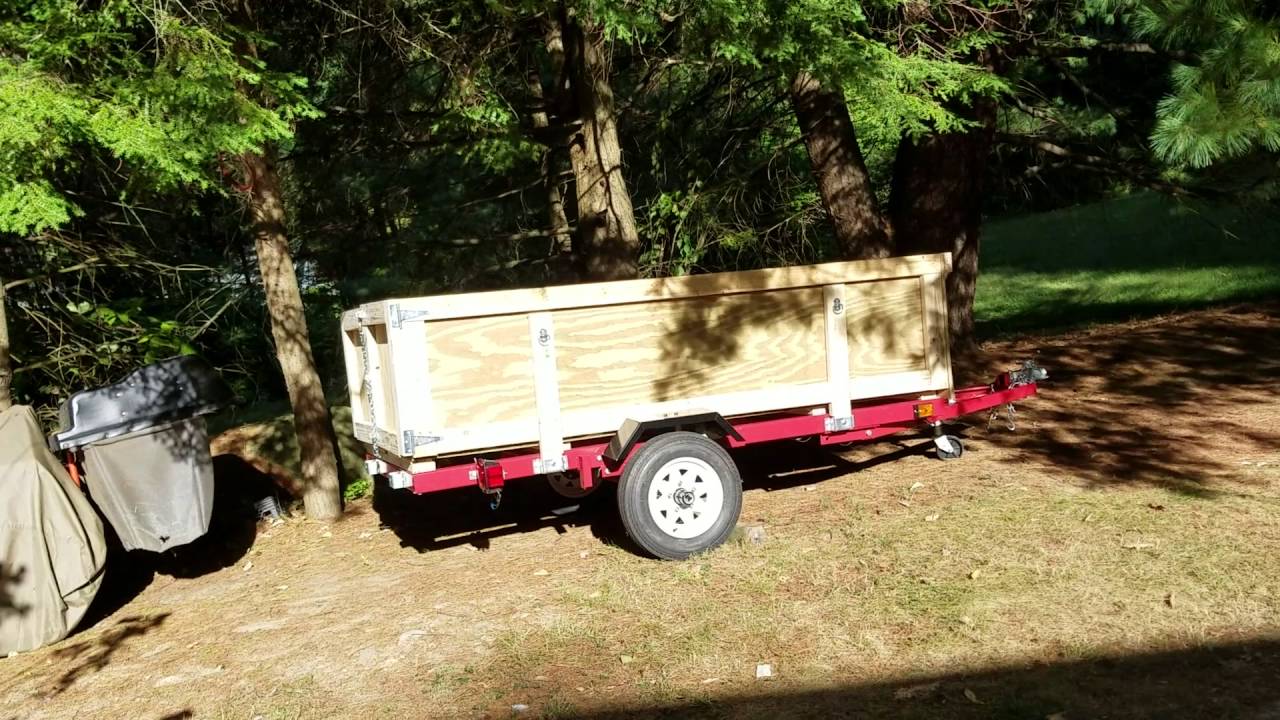 HARBOR FREIGHT HEAVY DUTY TRAILER YouTube