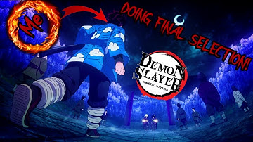 How I did Final Selection! [Demon Slayer RPG 2]