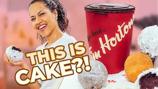 How To Cake your FAV Drink Cup! GIANT REALISTIC Tim Horton's Coffee Cup with COFFEE BUTTERCREAM!