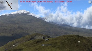 Dynamic soaring in PicaSim