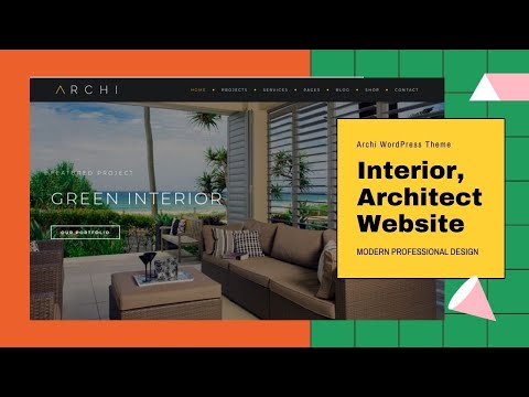 Interior Design Service Website | Architecture, Construction Company Website - Archi WordPress Theme