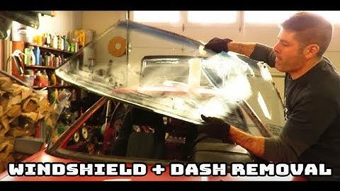 MKII Supra Restoration/Build Part 4| Windshield And Dashboard Removal!