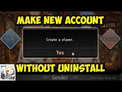 Alchemia Story How to Reroll your account / New Account without UNINSTALL the game.. Guide