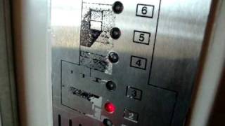 The fast modernized KONE Traction elevators/lifts at the Kaknäs Tower (Kaknästornet)