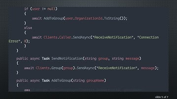 Sending Messages to Specific Groups in ASP.NET Core Using SignalR
